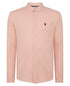Remus Uomo Plain Casual Shirt Pink